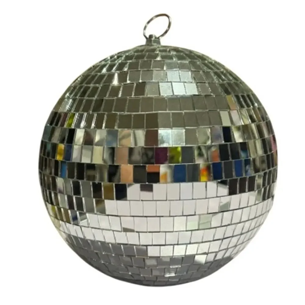 Alytimes Mirror Disco Ball Hanging Silver Reflective Party Dance Decor New